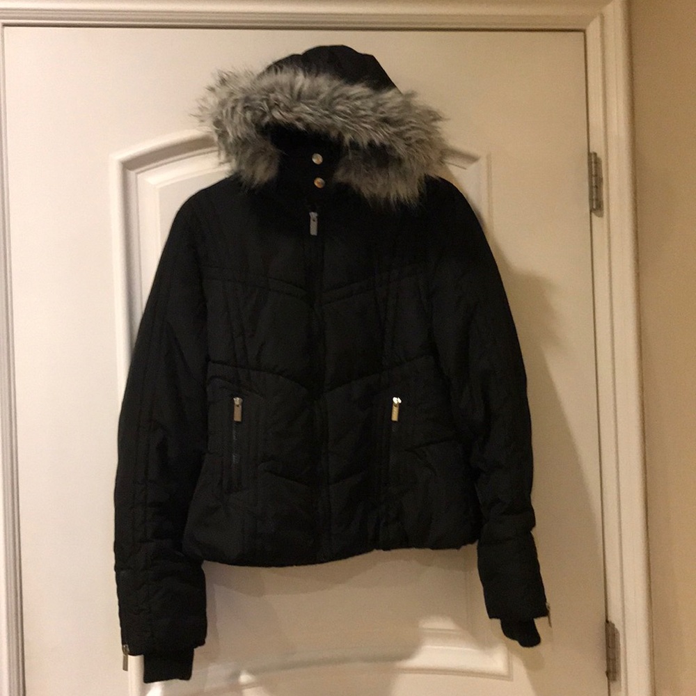 Sugarfly puffer coat with zipper closure. Size L